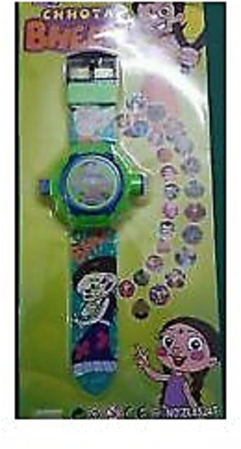 Shop Chhota Bheem 16 Images Projector Watch For Kids Online