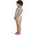 Classic Vintage Inspired Printed Kids' One-Piece Bathing Suit7-8 Years
