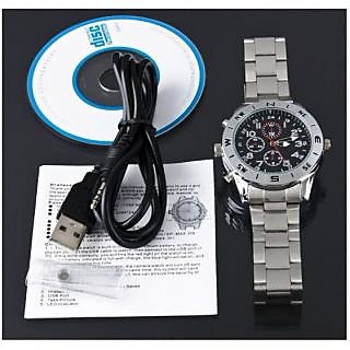 Original 4GB Camera Wrist Watch DVR (Steel Belt ) - at Lowest Price in Shop Clues