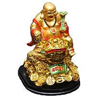 Feng Shui Laughing Buddha With King Frog