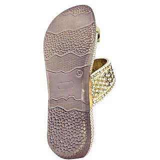 fancy flat chappal