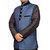 Adam In Style Navy Blue Nehru Jacket
