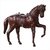 Hand Made Horse with Leather Coating Handicraft for Home Decoration and Gift