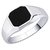 Peora 92.5 Sterling Silver Ring With Black Onyx PR3044
