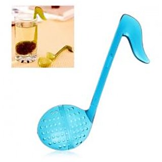 Stylish Musical Notes Shape Plastic Tea Strainer Tea Spoon