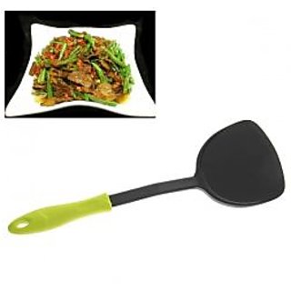 Nonsticky Plastic Chinese Style Slice With Green Handle