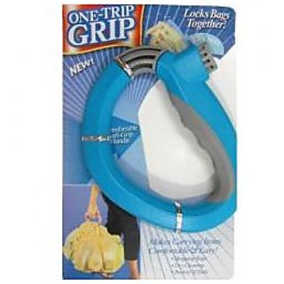 One Trip Grip Bag Holder Carrier (Blue)