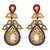 Asmara Dazzling Gold Plated Kundan And Stone Encrusted Earrings