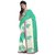 Firstloot Startling Green Colored Embroidered Faux Georgette Saree