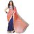 Firstloot Remarkable Blue Colored Border Worked Chiffon Silk Saree
