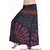 Indian Rajasthani Women's Girl's Rayon Printed Long Multicolored Skirt 2123