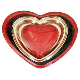 Heart Box With Heart Chocolates I LOVE U On It As Valentine Gift