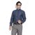 Fizzaro Blue Solid Cotton Men'S Shirts