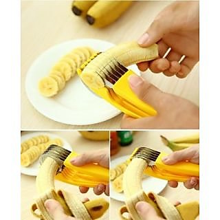 Stainless Steel Banana Cutter Fruit And Sausage Slicer For Kitchen | Free Shipping | Save Up To 60% On Discount