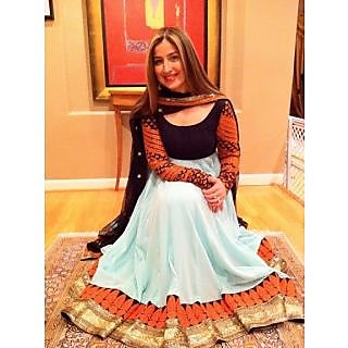 shopclues anarkali suit
