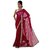 Georgette Sarees  Hand work  Embroidery  Georgette Blouse fabric  Maroon