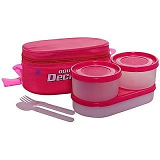 Topware Bestway New Double Decker Multi-Purpose 3 Containers Lunch Box (750  ml) - Price History