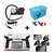 Air Compressor With Tubeless Tyre Puncture repair kit   Tyre Gauge analog