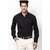 Solid Black Shirt For Men