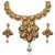 Kriaa Classy Design White Necklace Set  -  2100603