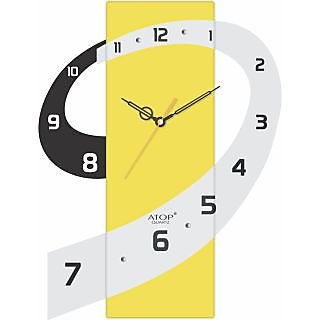 Buy Online Mebelkart Atop Bar Shaped Wall Clock