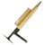 P-110 Golden Executive Pen Stamp Pen with Self Inking Rubber Stamp