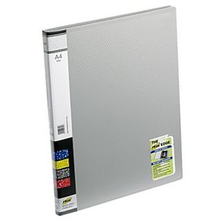 Trio 600A Display File 10 Pockets A4 (Set Of 2, Grey)