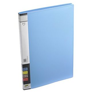 Trio 600F Display File 10 Pockets FC (Set Of 2, Blue)