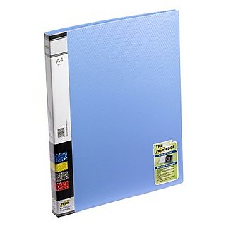 Trio 601A Display File 20 Pockets A4 (Set Of 2, Blue)
