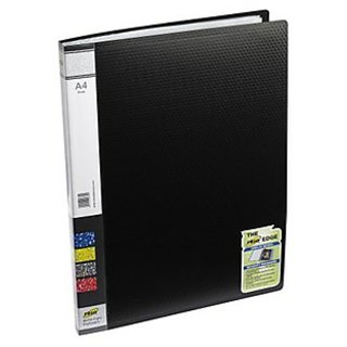 Trio 603A Display File 30 Pockets A4 (Set Of 2, Black)