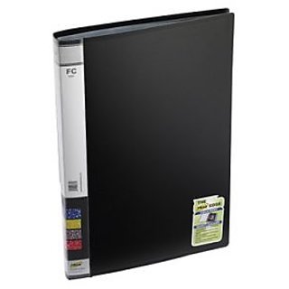 Trio 603F Display File 30 Pockets FC (Set Of 2, Black)