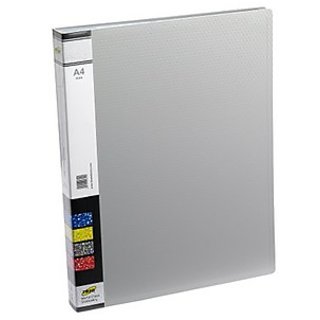 Trio 604A Display File 40 Pockets A4 (Set Of 2, Grey)