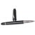 P-131 Baoer 520 Black Contemporary Metal Roller Pen with Silver Trim