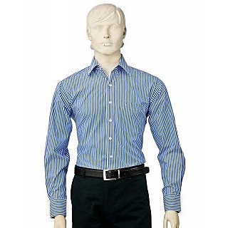 Venfield Blue Men's Formal Shirts at 