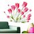Walltola Multicolor Other Floral Wall Decal- Pink Tulips Bouquet (No of Pieces 1)