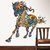 Walltola Pvc Running Horse With Art Wall Sticker (39X39 Inch)
