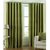 Apics Green Polyester Door Eyelet Stitch Curtain Feet (Combo Of 2)