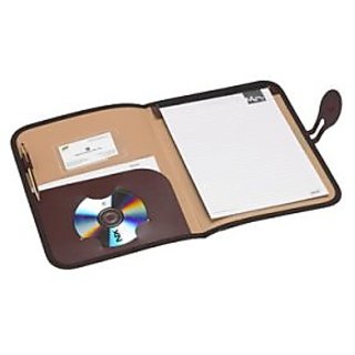Trio C600A Conference Stylish File With Pad A4 (Set Of 2, Brown)