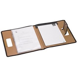 Trio C700 Conference Carry File With Pad A4 (Set Of 2, Khaki)