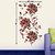 Walltola Wall Sticker - Vibrant Wine Red Roses 57126 (Dimensions 50x90)