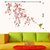 Walltola Humming Bird And Pink Blossoms Wall Sticker (20X28 Inch)