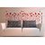Walltola Wall Sticker - Sofa Background Red Flowers 5773 (Dimensions 90x40cm)