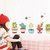 Wall Stickers Wall Stickers 6 Colourful Lovely Flower Pots 732
