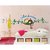 Walltola Animal PVC Multicolor Wall Sticker - Sweet Dreams Sleeping Monkey Nursery 7201 (120x47.5cm) (No. of Pieces 1)