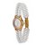 Oleva Oval Dial White Pearl Strap Womens Quartz Watch