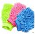 Set Of 5 Car Cleaning Glove Cloth Micro Fibre Hand Wash