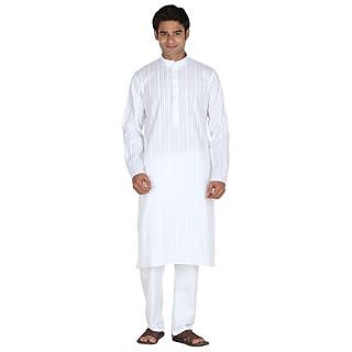 Lagnesh White Kurta Pajama Set