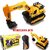 Wireless Battery Operated Jcb Crane Truck Toys Car, Battery ( Included) Vehicle