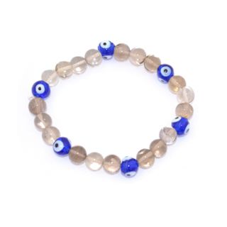 Kriti Feng Shui Smoky Quartz With Turkish Evil Eye