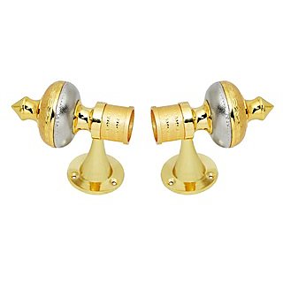 SmartShophar Curtain Bracket-Galax Zinc Inner Dia. 28 Mm Gold